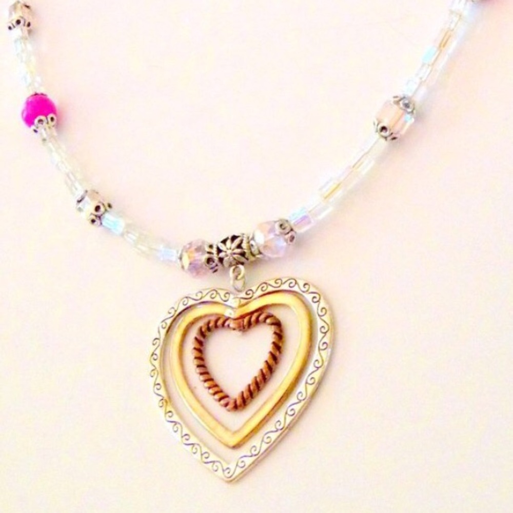 Nice heart pendant necklace